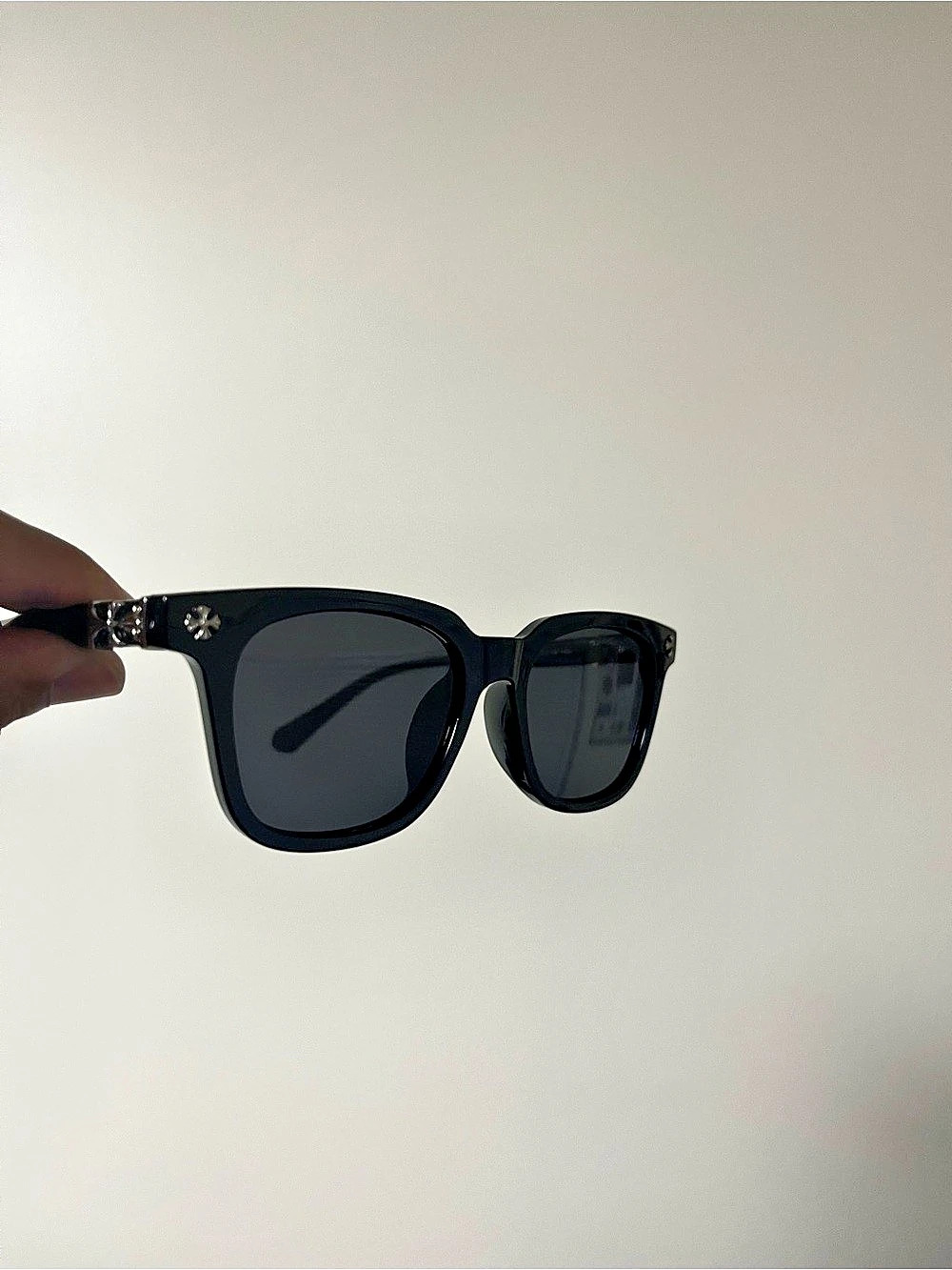 Chrome Hearts Drop Box Sunglasses Black Sunglasses